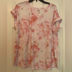 Style & Co woman’s smiley face shirt size 2X